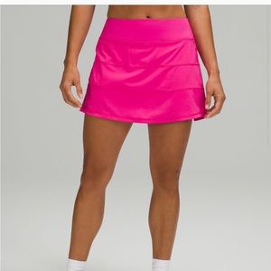 Lululemon Pace Rival Mid-Rise Skirt *Long in Sonic Pink